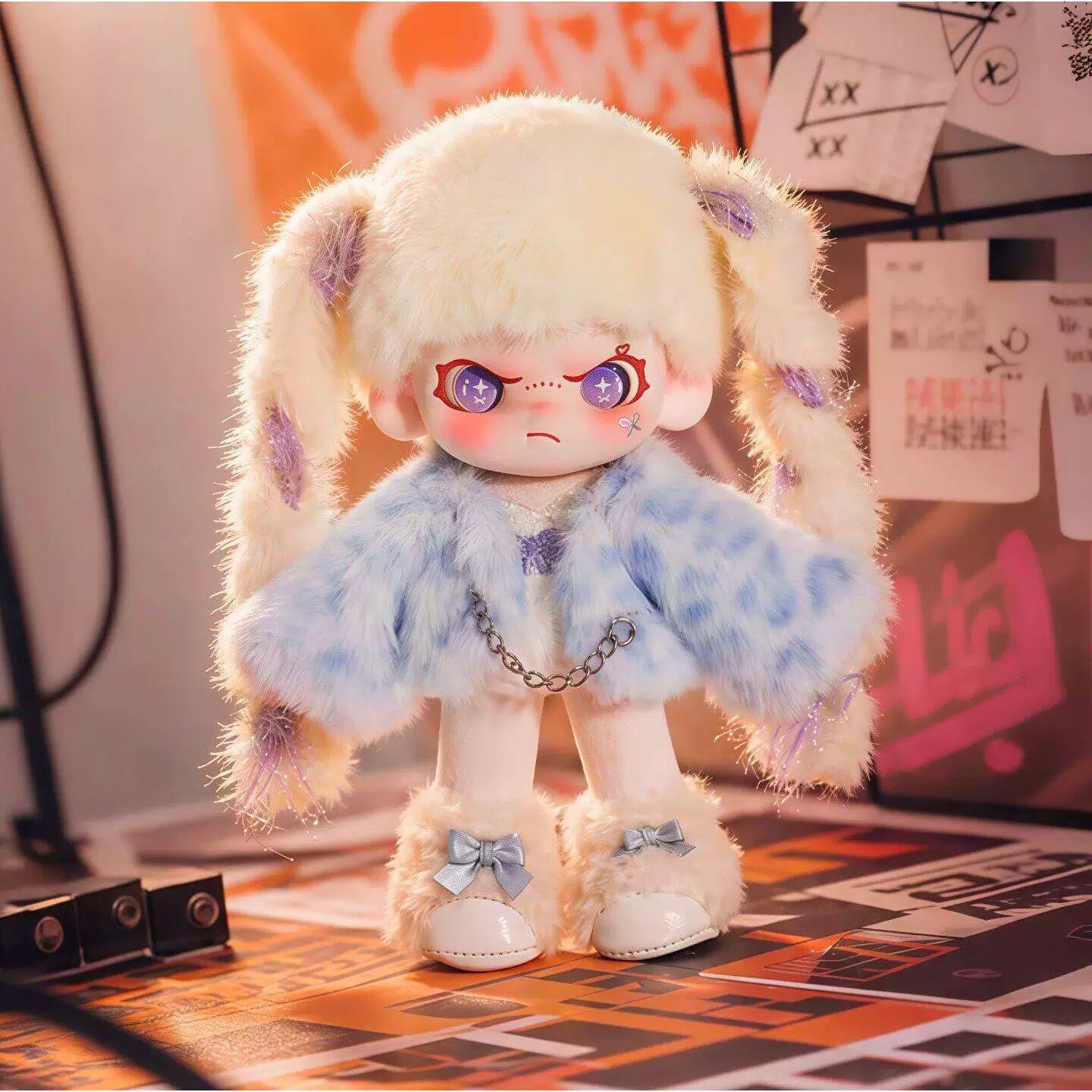 DORA Sweet Warning Series Plush Pendant Cute Doll