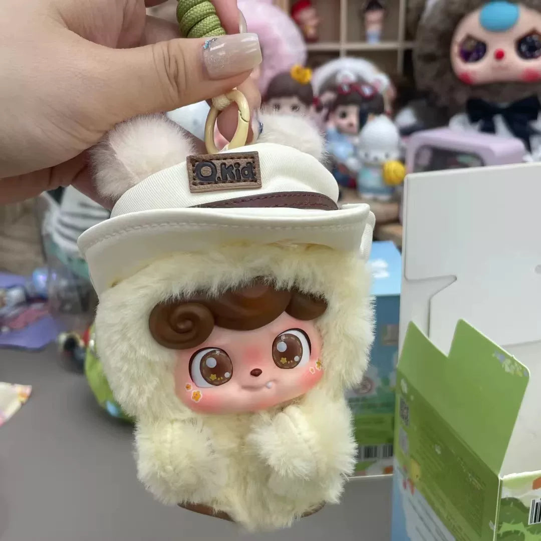 Go out and play today, series, mood fluff monster, plush pendant, figure ornament, doll.