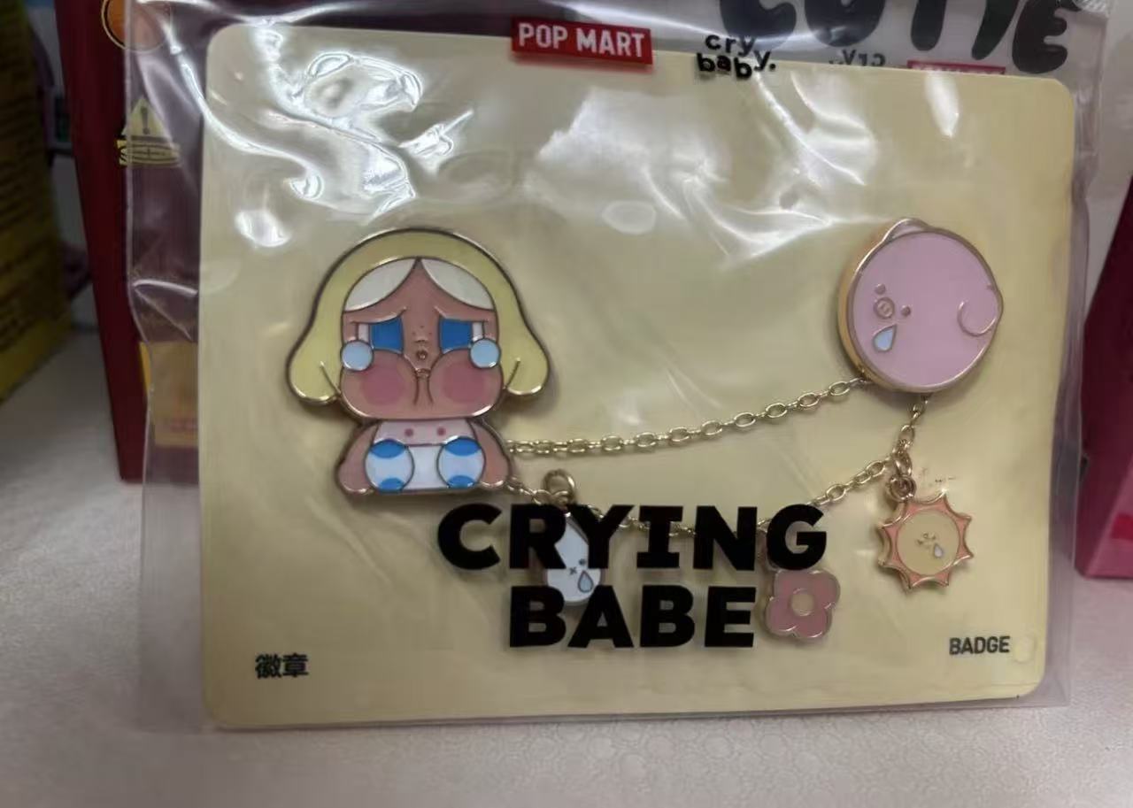 crying baby pin