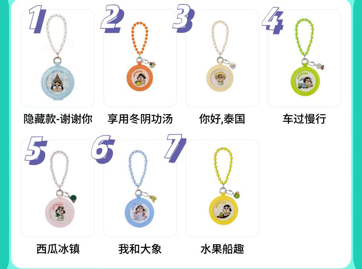 Hello Thailand Series Mirror Charm