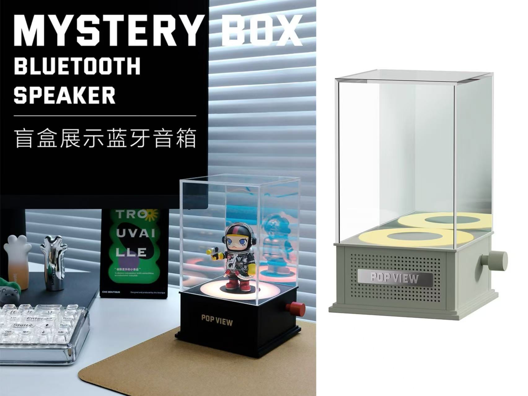 Bluetooth speaker display case