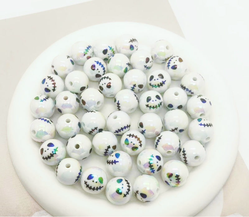 Acrylic Halloween beads DIY bead pen mobile phone chain keychain accessories