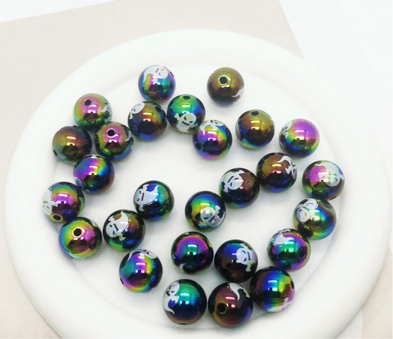 Acrylic Halloween beads DIY bead pen mobile phone chain keychain accessories