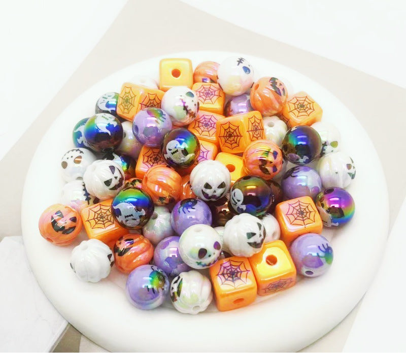 Acrylic Halloween beads DIY bead pen mobile phone chain keychain accessories