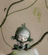 Skullpanda front ink plum series doll ornament