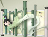 Sleep Oriental Picture Roll Series National Style Tide Play Figure Refrigerator Sticker Cute Gift Ornament
