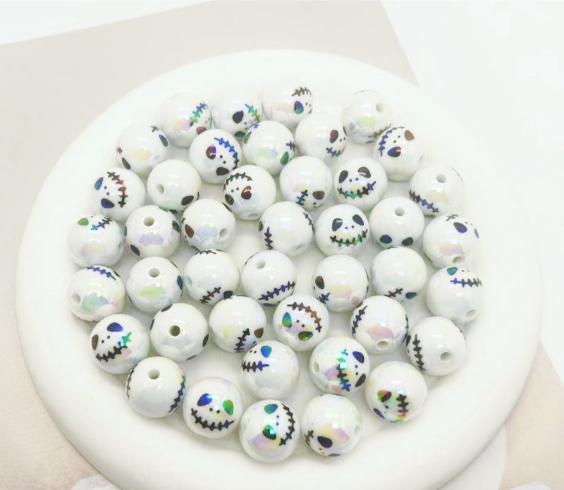 Acrylic Halloween beads DIY bead pen mobile phone chain keychain accessories