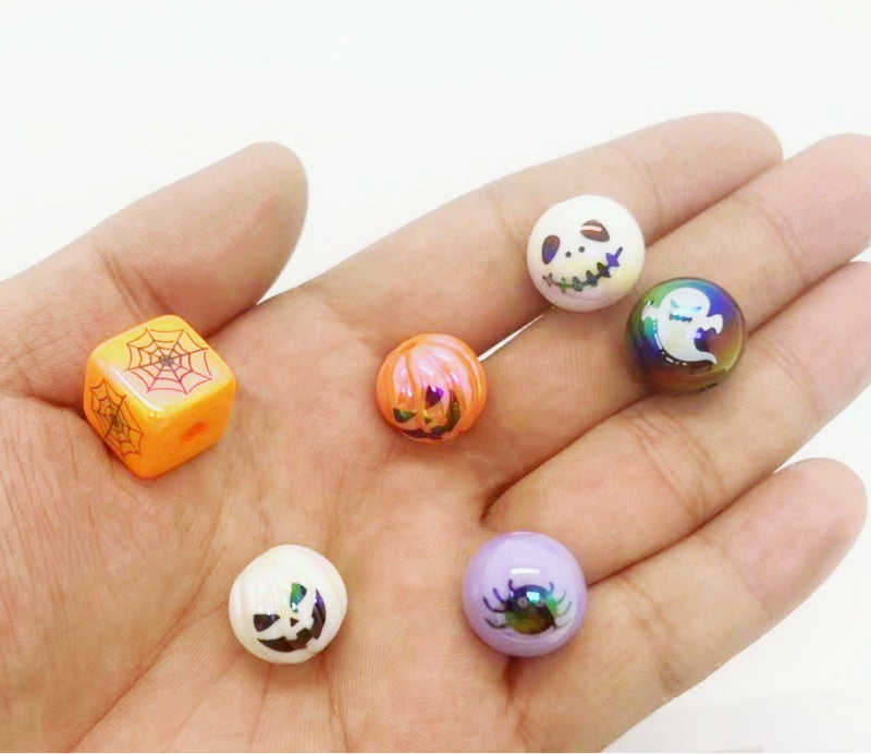 Acrylic Halloween beads DIY bead pen mobile phone chain keychain accessories
