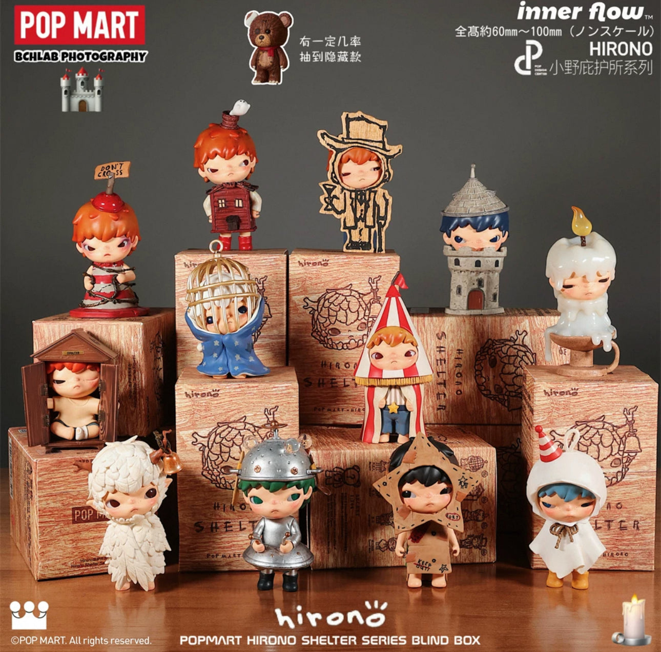 Hirono 6th Generation Ono Shelter Blind Box Figure Doll Tide Play