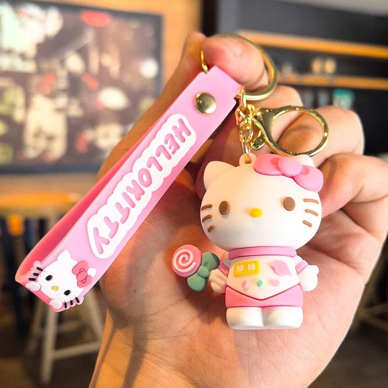 Sanrio keychain kt cat doll pendant Kulomi