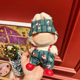 Only clothes are suitable for Labubu baby clothes, one, two and three generations labubu pendant, plush doll sweater, Christmas baby clothes.