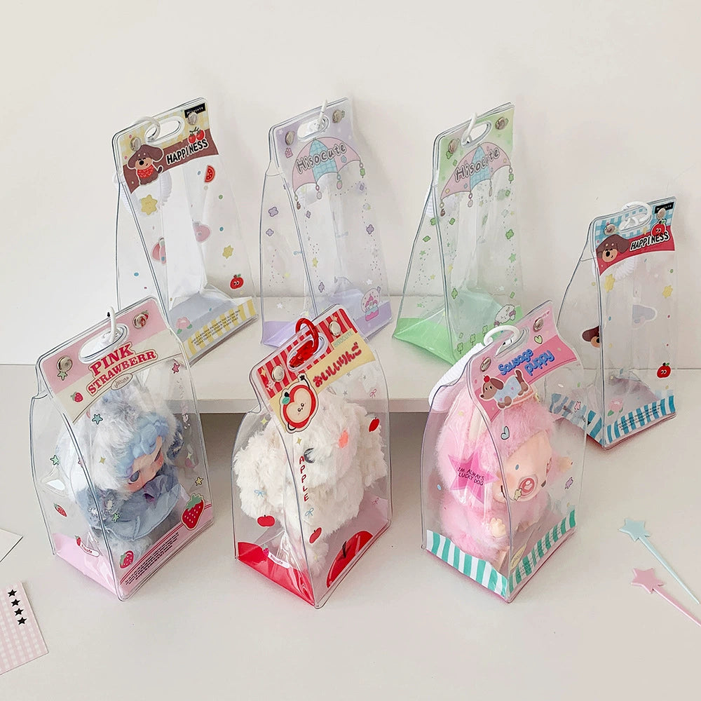 Cute cartoon storage bag doll dustproof