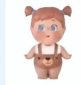 VALALA milk Va driving to the series cute grain tide play cute ornament