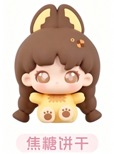Wokii sweet station series cute grain figure tide play girl gift
