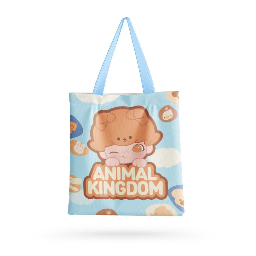 Dimmo cartoon cute ins wind self-printed canvas bag