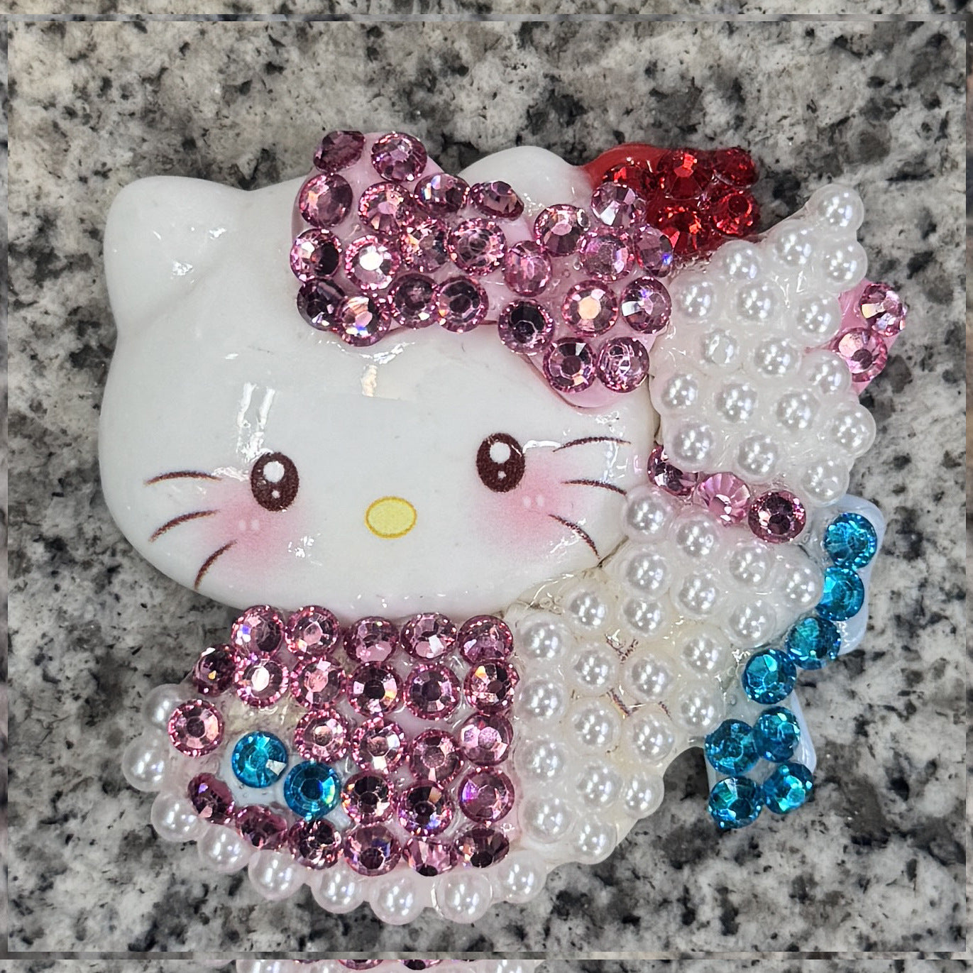 Cartoon resin DIY drilling accessories