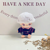 New Life Diary Series Baby Clothes Vinyl Plush Pendant Overalls