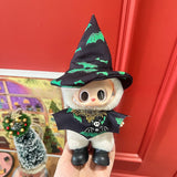 Only clothes are suitable for Labubu baby clothes, one, two and three generations labubu pendant, plush doll sweater, Christmas baby clothes.