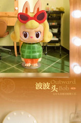 Labubu retro barber shop series trendy figure