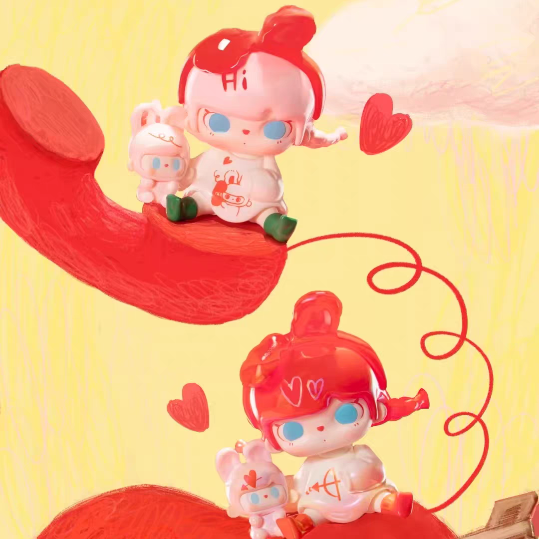 Tutu and Bear Time Glitch MINI Tide Play Figure Cute Doll
