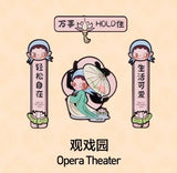 Golden Snake New Year series Mini Spring Festival couplets refrigerator sticker