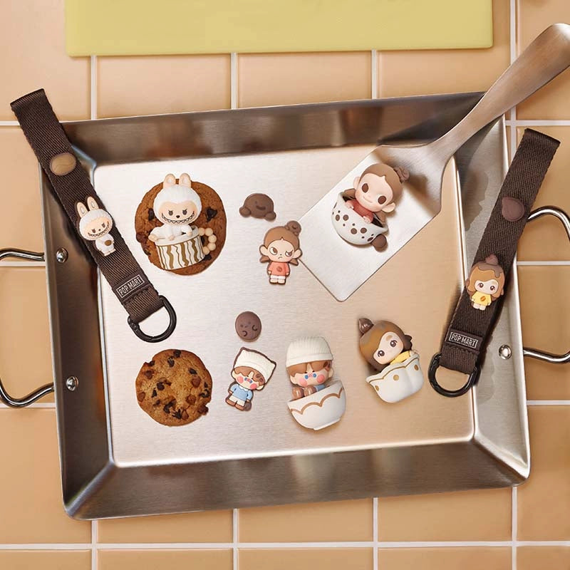 Coffee factory series hole decorative buckle