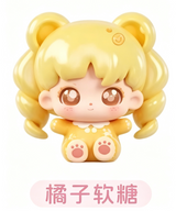 Wokii sweet station series cute grain figure tide play girl gift