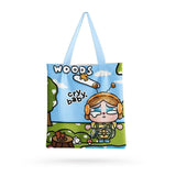 Crying baby canvas bag