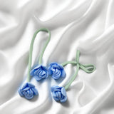Fabric double-headed bud three-dimensional rose