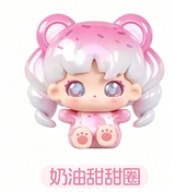 Wokii sweet station series cute grain figure tide play girl gift