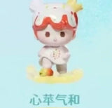 YOYO paint a good color head cute grain series right and right cute tide play tabletop ornament birthday gift figure