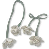 Fabric double-headed bud three-dimensional rose
