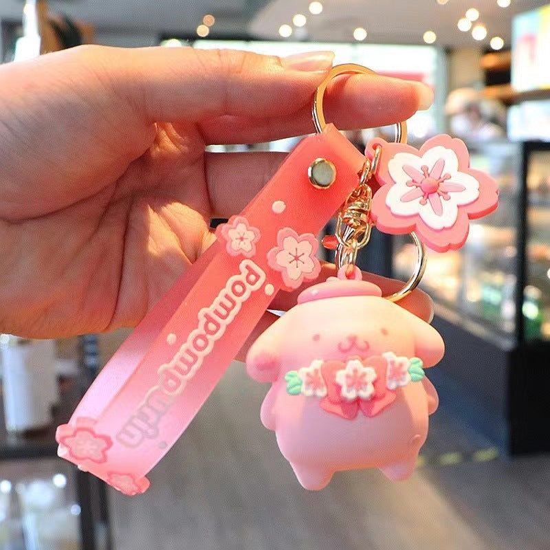 Cute Sakura Sanrio Keychain