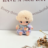 New Life Diary Series Baby Clothes Vinyl Plush Pendant Overalls