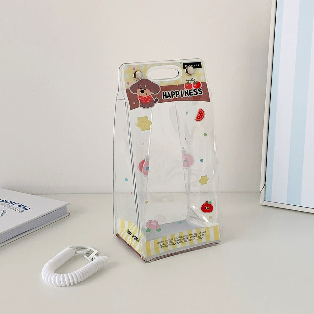 Cute cartoon storage bag doll dustproof