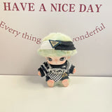 New Life Diary Series Baby Clothes Vinyl Plush Pendant Overalls