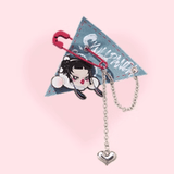 CHEERS TO MYSELF series badge pendant