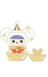 Baby Fat Mouse New Year's Series Badge