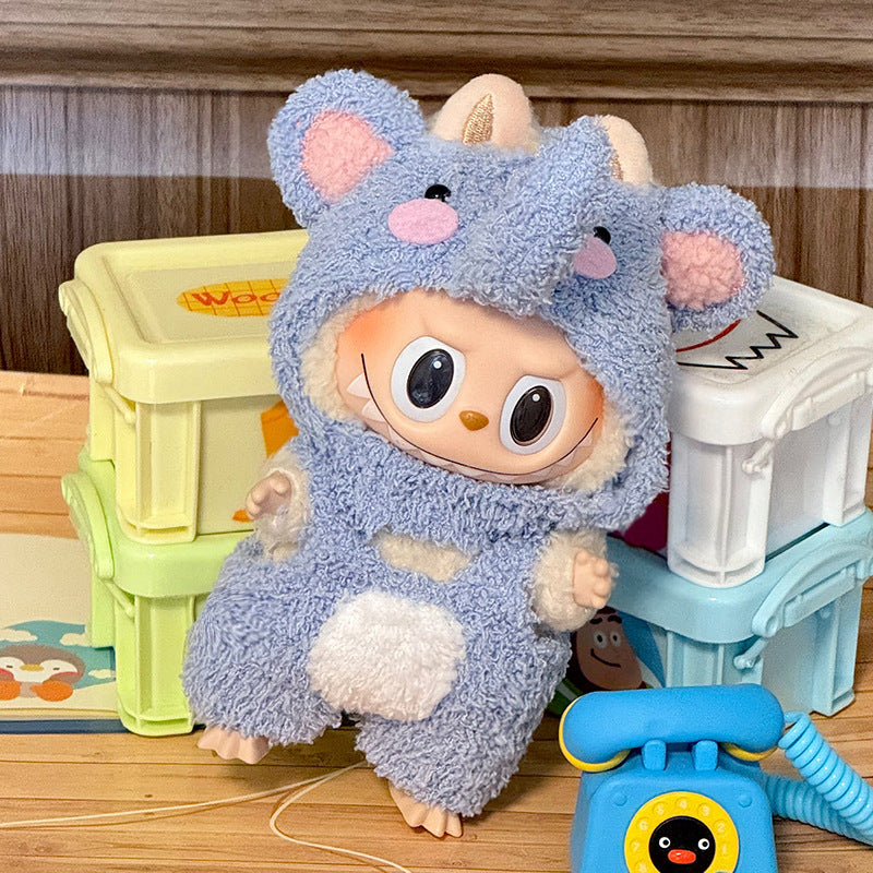 Only clothes are suitable for labubu sitting party baby clothes one two three generations labubu clothes set accessories periphery