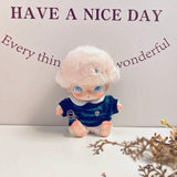 New Life Diary Series Baby Clothes Vinyl Plush Pendant Overalls