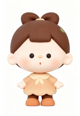VUUYOO worry-free baby Yijian Fenghua series cute grain antique trend play ornament figure