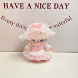 New Life Diary Series Baby Clothes Vinyl Plush Pendant Overalls