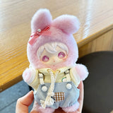 Rabbit shining baby clothes AYORTOYShyShy collection pink Tian Xuning same enamel plush doll clothes
