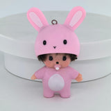 Panda Qiqi vinyl doll pendant