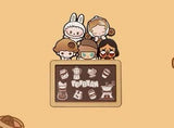Coffee factory series refrigerator sticker