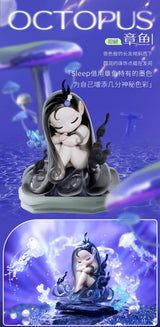 Sleep sea elf series figure ornament tide play