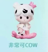 YOYO paint a good color head cute grain series right and right cute tide play tabletop ornament birthday gift figure