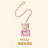 Plush Warm Huhu series card sleeve pendant