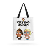 Crying baby canvas bag