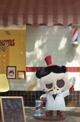 Labubu retro barber shop series trendy figure